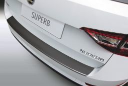 Skoda Superb III Combi (3V) 2015-> wagon rear bumper protector ABS (SKO8SUBP)