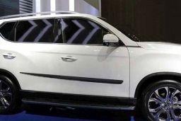 Door protectors SsangYong Rexton (Y400, G4) 2017-present set (SSY1REPU) (1)