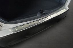 Rear bumper protector suitable for Subaru Forester VI (SL) 2024->   stainless steel brushed (SUB1FOBP) (1)