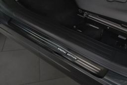 Door sill plates Subaru Forester V (SK) 2019-> stainless steel anthracite 2 pieces (SUB1FOEG) (1)