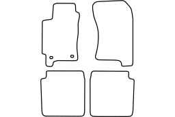 Subaru Legacy II GL 1993-1999 4d & wagon car mat set (SUB1LEMV)