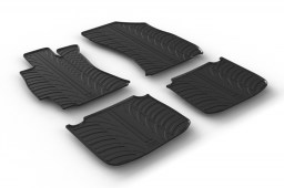 Subaru Outback V 2015-present wagon car mats set anti-slip Rubbasol rubber (SUB1OUFR)