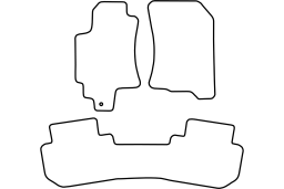 Subaru Tribeca 2005-2014 car mat set (SUB1TAMV)