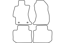 Subaru XV 2012- car mat set (SUB1XVMV)