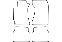 Subaru Forester II (SG) 2002-2008 car mat set (SUB2FOMV)
