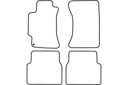 Subaru Impreza II 2000-2007 4d & 5d car mat set (SUB2IMMV)