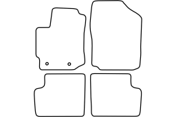 Subaru Justy IV (M300F) 2007-2012 3d & 5d car mat set (SUB4JUMV)