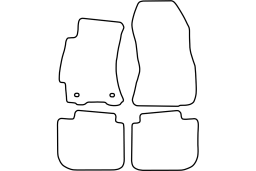 Subaru Outback IV 2009-2015 car mat set (SUB4OUMV)