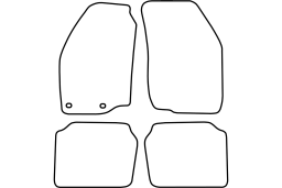 Suzuki Baleno 1996-2002 3d & 4d & wagon car mat set (SUZ1BAMV)