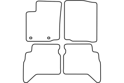Suzuki Grand Vitara 1998-2005 3d & 5d car mat set (SUZ1GVMV)