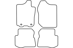 Suzuki Jimny 1998- car mat set (SUZ1JIMV)