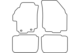 Suzuki Liana 2001-2004 4d & 5d car mat set (SUZ1LIMV)