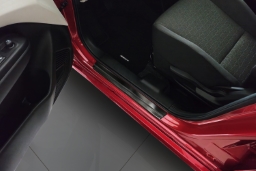 Door sill plates suitable for Suzuki Swift (YED) 2024-> 5-door hatchback stainless steel brushed anthracite 4 pieces (SUZ1SWEG) (1)