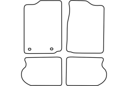 Suzuki Vitara I 1988-1999 car mat set (SUZ1VIMV)