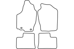 Suzuki Alto 2002-2009 3d & 5d car mat set (SUZ2ALMV)