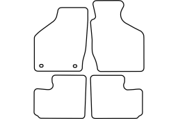Suzuki Ignis 2003-2008 3d & 5d car mat set (SUZ2IGMV)