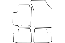 Suzuki Swift (MZ-EZ) 2005-2010 3d & 5d car mat set (SUZ2SWMV)