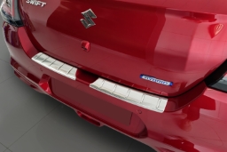 Rear bumper protector suitable for Suzuki Swift (YED) 2024-> 5-door hatchback stainless steel brushed 2 pieces (SUZ3SWBP) (1)