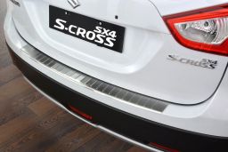 Suzuki SX4 S-Cross 2013-> 5-door hatchback rear bumper protector stainless steel (SUZ4SXBP) (1)