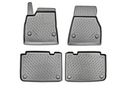 Car mats suitable for Tesla Model S 2015-> 5-door hatchback Cool Liner PE/TPE rubber (TES2MSFM-C) (1)