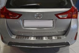 Toyota Auris II TS 2013-2015 wagon rear bumper protector stainless steel (TOY11AUBP) (1)