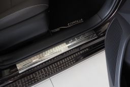 Door sill plates Toyota Corolla (E210) 2018-present 4-door saloon stainless steel (TOY11COEA) (1)