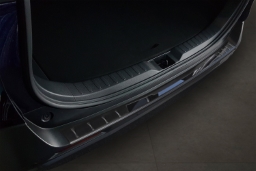 Rear bumper protector suitable for Toyota RAV4 V (XA50) 2018->   stainless steel brushed anthracite (TOY11RABP) (1)
