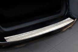 Rear bumper protector Toyota RAV4 III (XA30) 2009-2013   stainless steel (TOY17R4BP) (1)