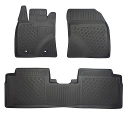 Toyota Avensis III 2008- 4d foot mat set PE/TPE rubber / automatten set PE/TPE rubber / Fußmatten Set PE/TPE Gummi / jeu tapis auto PE/TPE caoutchouc (TOY1AVFM)