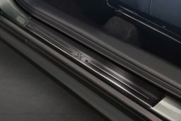 Door sill plates Toyota Aygo X 2022-> stainless steel anthracite 4 pieces (TOY1AYEG) (1)