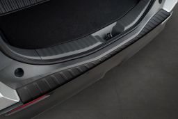 Rear bumper protector Toyota bZ4X 2022->   stainless steel anthracite matt (TOY1BZBP) (1)
