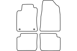 Toyota Camry (XV20) 1997-2001 4d car mat set (TOY1CAMV)