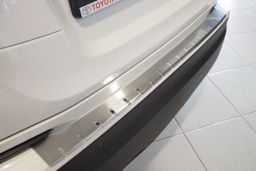 Rear bumper protector Toyota C-HR 2016-present stainless steel (TOY1CHBA) (1)