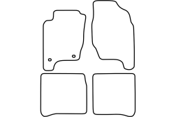 Toyota Carina E 1993-1997 4d & 5d & wagon car mat set (TOY1CRMV)