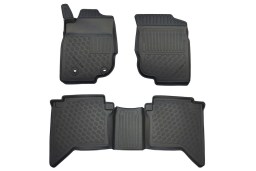 Toyota Hi-Lux VII foot mats rubber / Fußmatten Gummi / automatten rubber / tapis auto caoutchouc (TOY1HLFM)