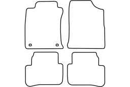 Toyota Land Cruiser (J90) 1996-2003 car mat set (TOY1LAMV)