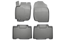 Car mats suitable for Toyota RAV4 IV (XA40) 2013-2018   Cool Liner PE/TPE rubber (TOY1R4FM-C) (1)