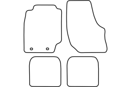 Toyota RAV4 I (SXA10) Funcruiser 1994-2000 car mat set (TOY1RAMV)