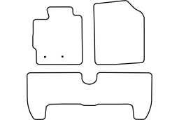 Toyota Urban Cruiser 2009- 5d car mat set (TOY1URMV)
