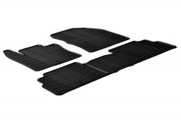 Toyota Verso I 2009-2018 car mats set anti-slip Rubbasol rubber (TOY1VEFR)