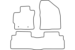 Toyota Verso I 2009-2012 car mat set (TOY1VEMV)