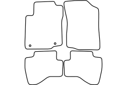 Toyota Aygo I 2009-2014 3d & 5d car mat set (TOY2AYMV)