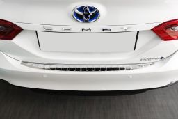 Rear bumper protector Toyota Camry (XV70) 2019-> 4-door saloon stainless steel (TOY2CABP) (1)