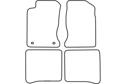Toyota Carina E 1993-1997 4d & 5d & wagon car mat set (TOY2CRMV)