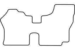 Toyota Hiace 2010- car mat set (TOY2HAMV)