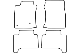 Toyota Land Cruiser (J120) 2003-2009 car mat set (TOY2LAMV)