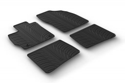 Toyota Prius III (XW30) 2012-2015 5-door hatchback car mats set anti-slip Rubbasol rubber (TOY2PRFR)