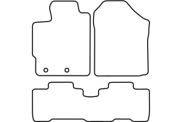 Toyota Verso-S 2011- car mat set (TOY2VEMV)