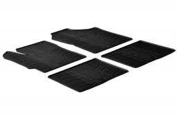 Toyota Yaris III 2011-present 5-door hatchback car mats set anti-slip Rubbasol rubber (TOY2YAFR)