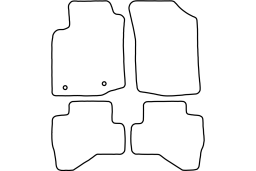 Toyota Aygo II 2014- 3d & 5d car mat set (TOY3AYMV)